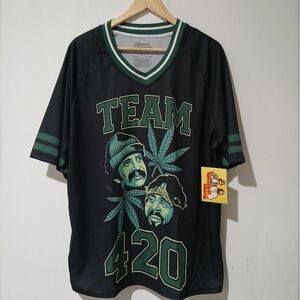 Cheech & Chong Team 420 Jersey Size: L (NEW)